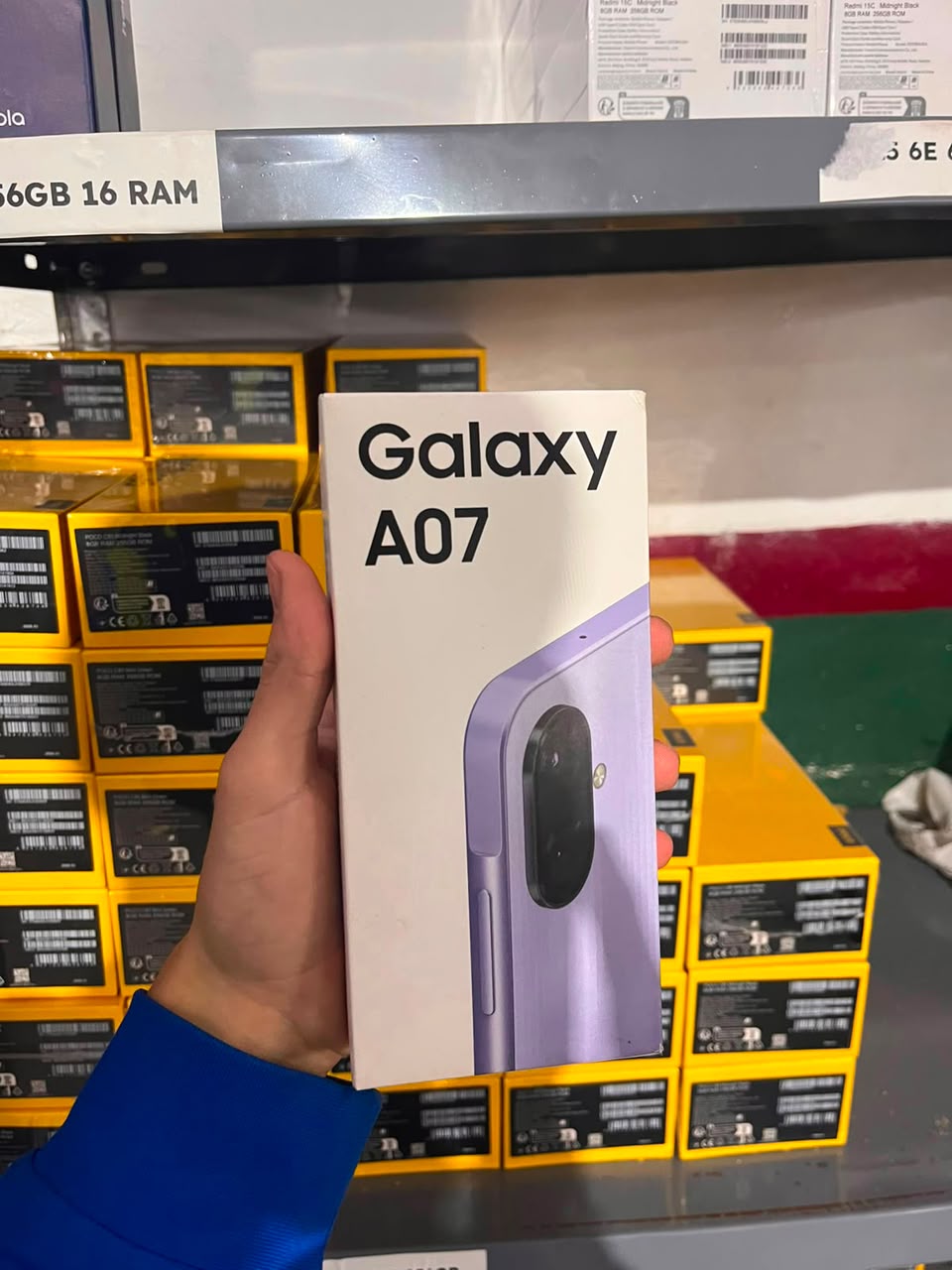 Samsung Galaxy A07 128GB - 4GB RAM (Pantalla HD+ - Batería 5000 mAh)